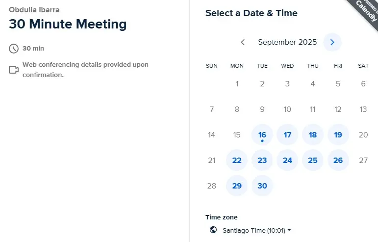 Agenda tu consulta Gratis por 30 minutos